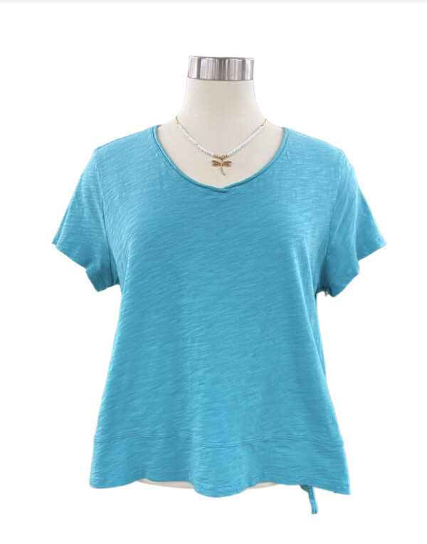 HABITAT RIVER WASH TEE EASY CROP V-NECK