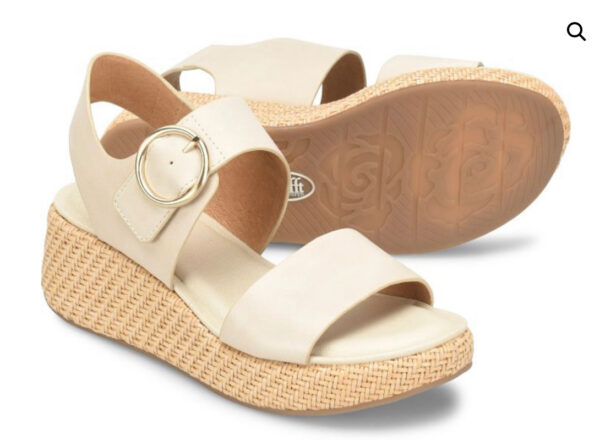 SOFFT FAEDRA WEDGE SANDAL IN BEIGE - Image 8