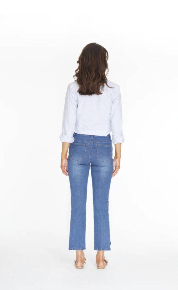 MULTIPLES 5 POCKET FLARE ANKLE JEAN - Image 6