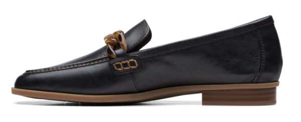 CLARKS SARAFYNA IRIS IN BLACK LEATHER - Image 4