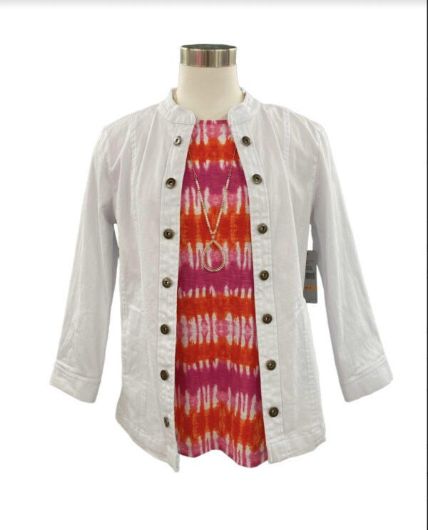 MULTIPLES DOUBLE BUTTON FRONT JACKET