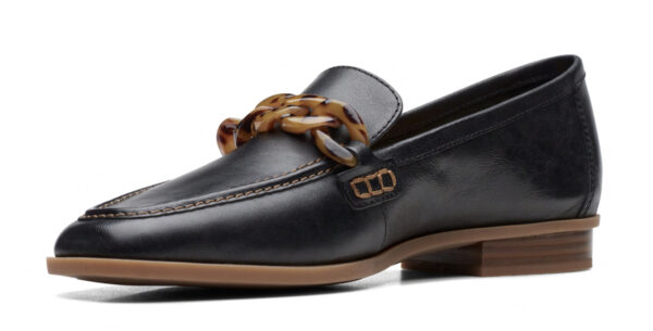 CLARKS SARAFYNA IRIS IN BLACK LEATHER - Image 5