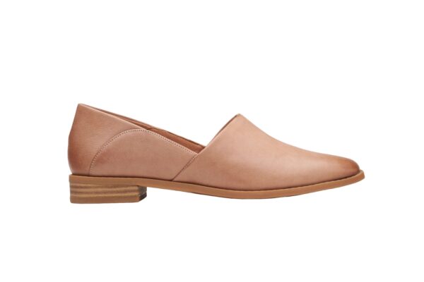 CLARKS PURE BELLE PRALINE LEATHER