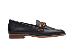 CLARKS SARAFYNA IRIS IN BLACK LEATHER