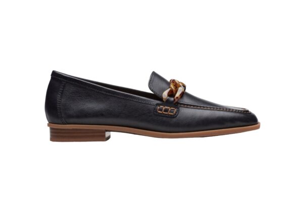CLARKS SARAFYNA IRIS IN BLACK LEATHER