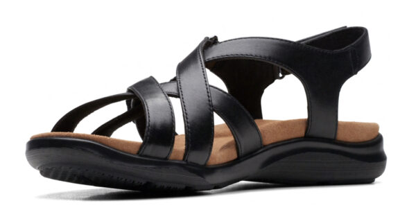 CLARKS KITLY GO BLACK LEATHER - Image 6