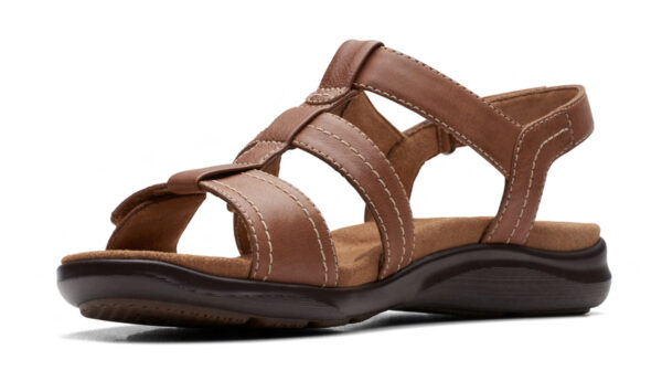 CLARKS KITLY STEP TAN LEATHER - Image 6