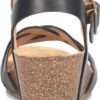 COMFORTIVA ERENA BLACK LEATHER WEDGE - Image 5