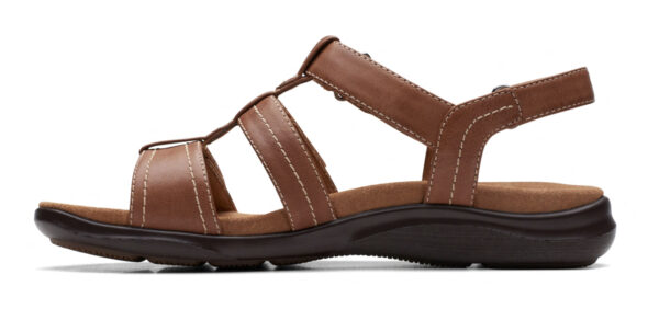 CLARKS KITLY STEP TAN LEATHER - Image 4