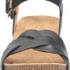 COMFORTIVA ERENA BLACK LEATHER WEDGE - Image 6