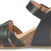 COMFORTIVA ERENA BLACK LEATHER WEDGE - Image 7
