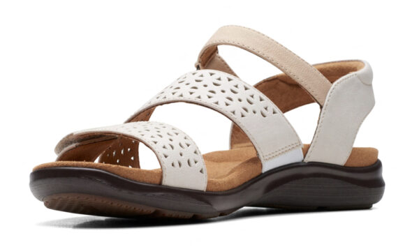 CLARKS KITLY WAY WHITE LEATHER - Image 5