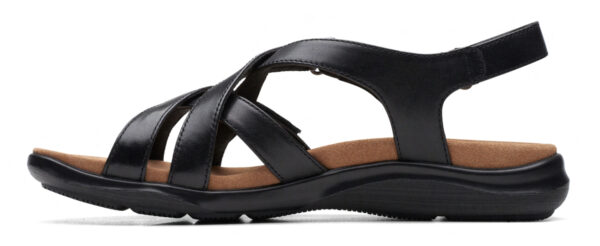 CLARKS KITLY GO BLACK LEATHER - Image 3