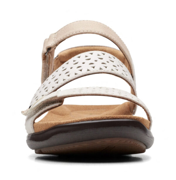 CLARKS KITLY WAY WHITE LEATHER - Image 6