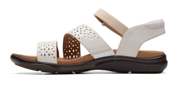 CLARKS KITLY WAY WHITE LEATHER - Image 4