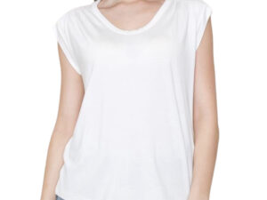 SMOCKED SHOULDER KNIT TOP