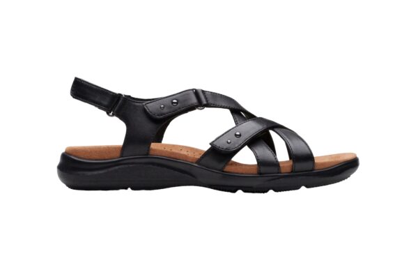 CLARKS KITLY GO BLACK LEATHER