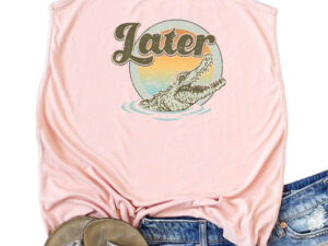 LATER ALLIGATOR TANK*NOW 75% OFF*