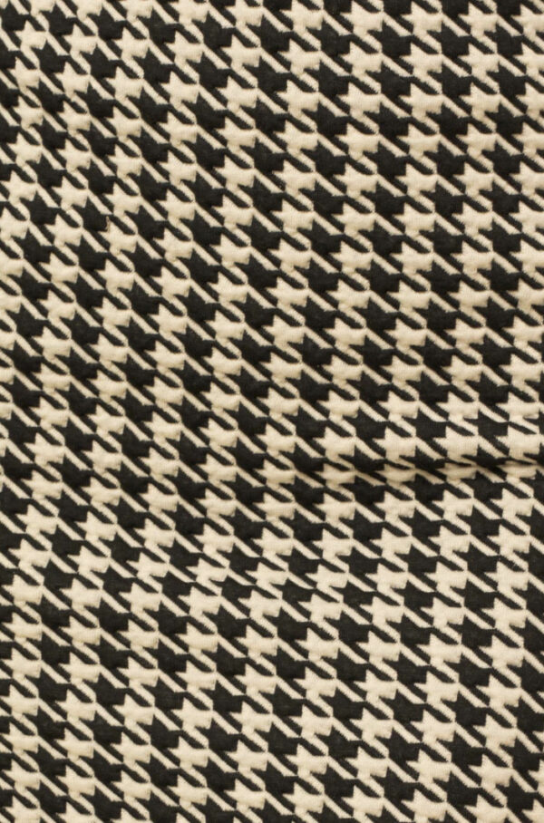 BLACK HOUNDSTOOTH MINI SKIRT - Image 5