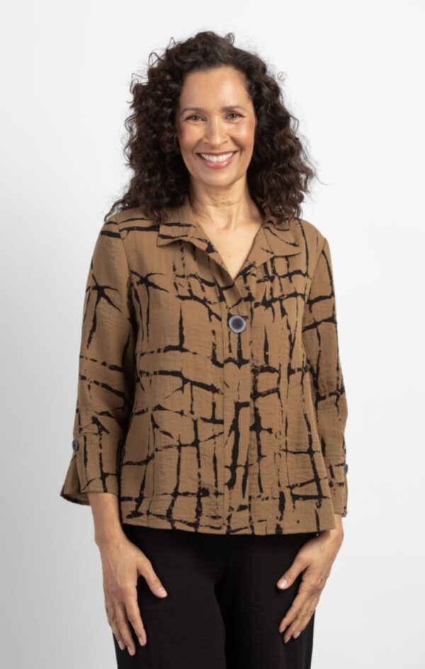 HABITAT HIDDEN PLACKET SWING SHIRT*NOW 75% OFF*