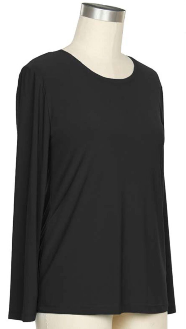 SOUTHERN LADY LONG SLEEVE POLYESTER SPANDEX TOP - Image 2