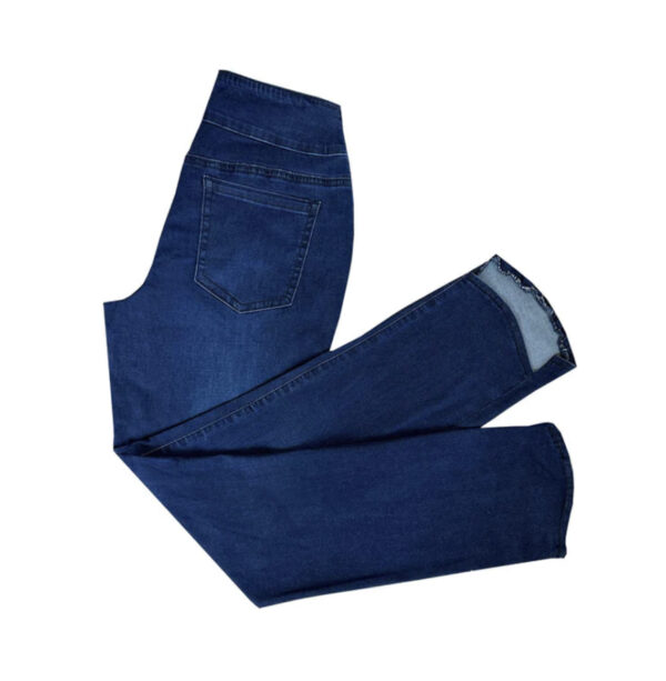 ETHYL DENIM PULL-ON WITH HEM DETAIL - Image 3