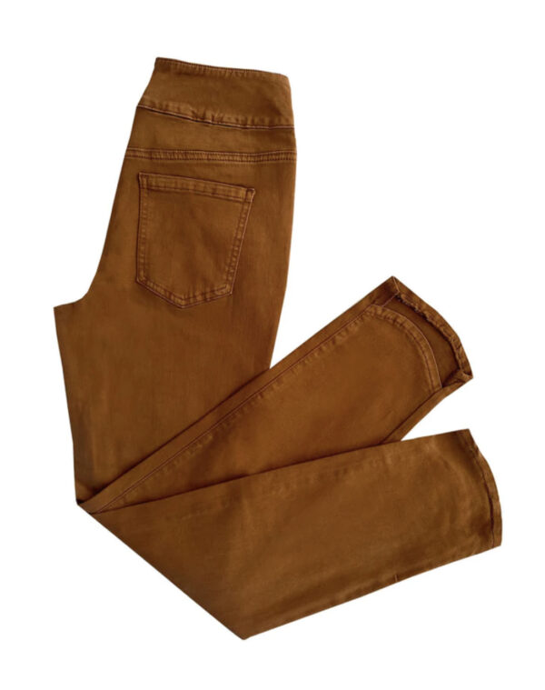 ETHYL COGNAC PULL-ON WITH HEM DETAIL - Image 3