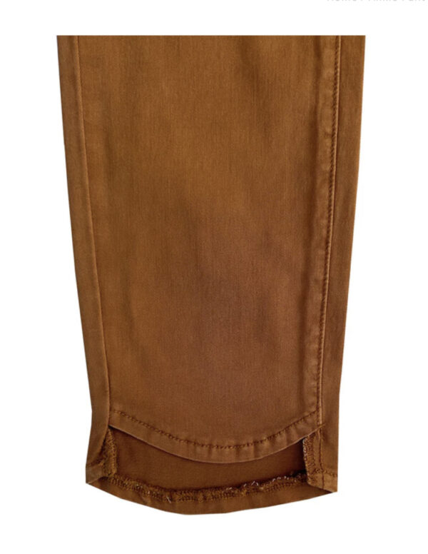 ETHYL COGNAC PULL-ON WITH HEM DETAIL - Image 2