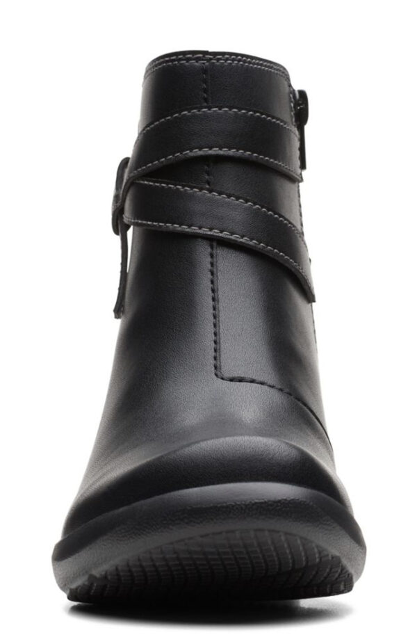 CLARKS ANGIE SPICE BLACK LEATHER - Image 5