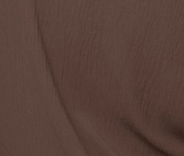SHORT SLEEVE FRONT KNOT DETAIL BLOUSE - COFFEE - Image 3