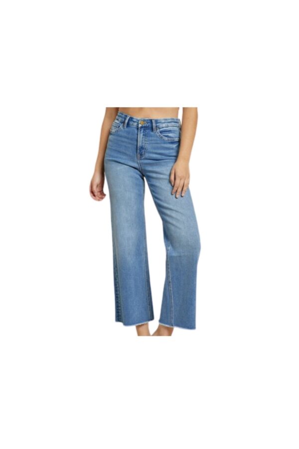 MICA DENIM HIGH RISE WIDE LEG JEAN