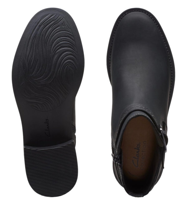 CLARKS MAYE STRAP BLACK LEATHER - Image 8