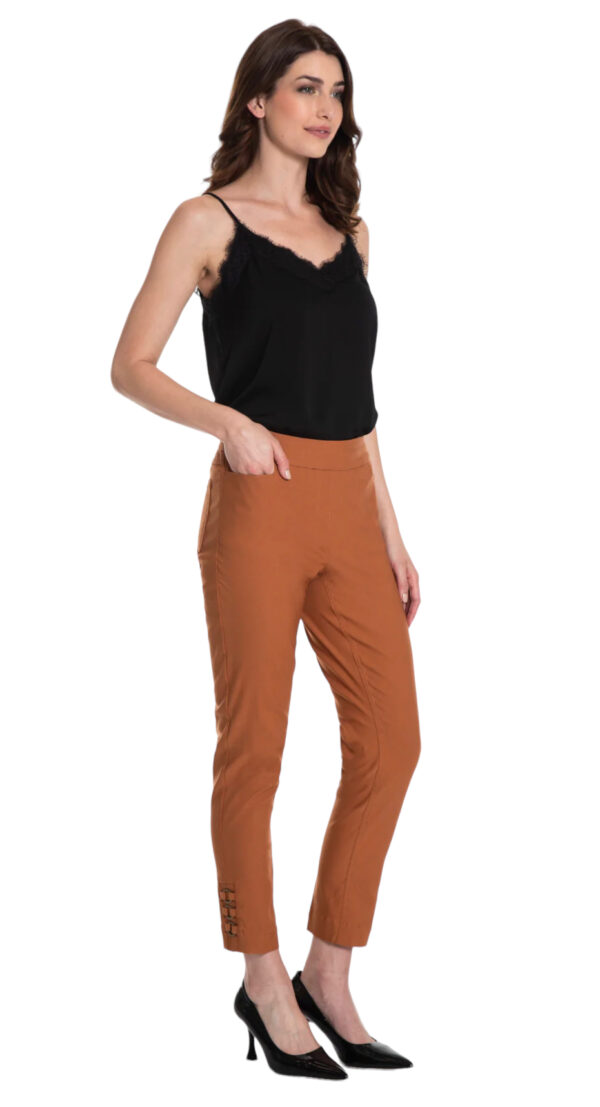 MULTIPLES PULL ON ANKLE PANT WITH POCKETS - Image 8