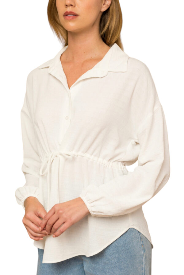 PEPLUM WAIST BLOUSE - Image 5