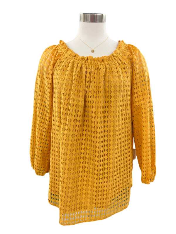 MULTIPLES LACE PEASANT TOP**NOW 75% OFF**