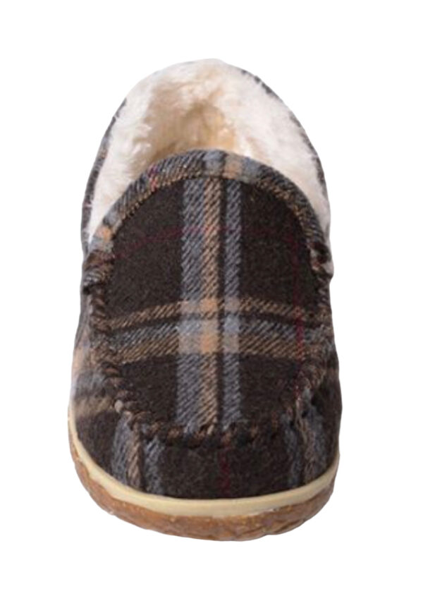 MINNETONKA CHOCOLATE PLAID TEMPE MOC - Image 3