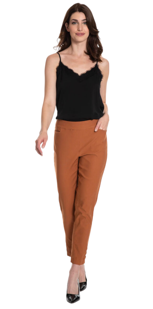 MULTIPLES PULL ON ANKLE PANT WITH POCKETS - Image 6