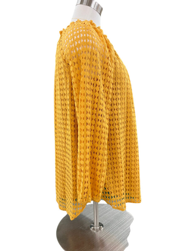 MULTIPLES LACE PEASANT TOP**NOW 75% OFF** - Image 2