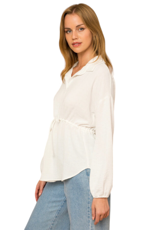 PEPLUM WAIST BLOUSE - Image 2