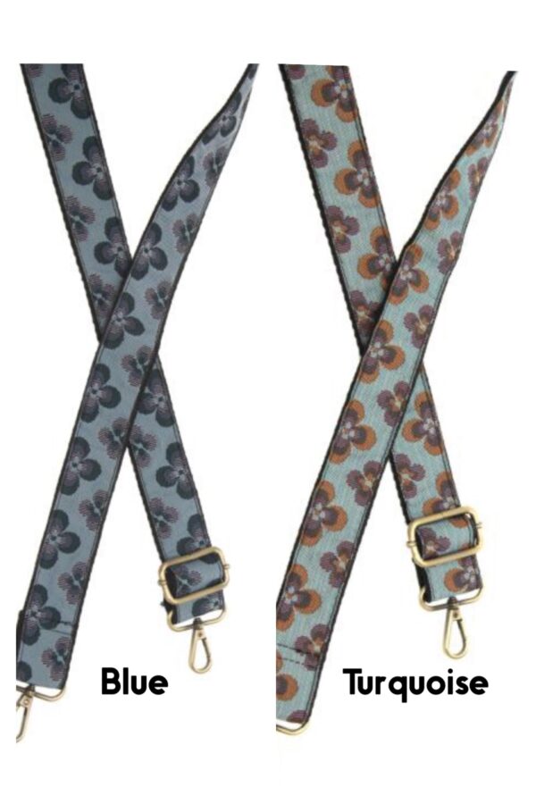 JOY SUSAN 1.5" DAISY WOVEN GUITAR STRAP