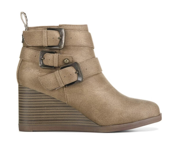 BLOWFISH ALMOND WEDGE BOOTIE