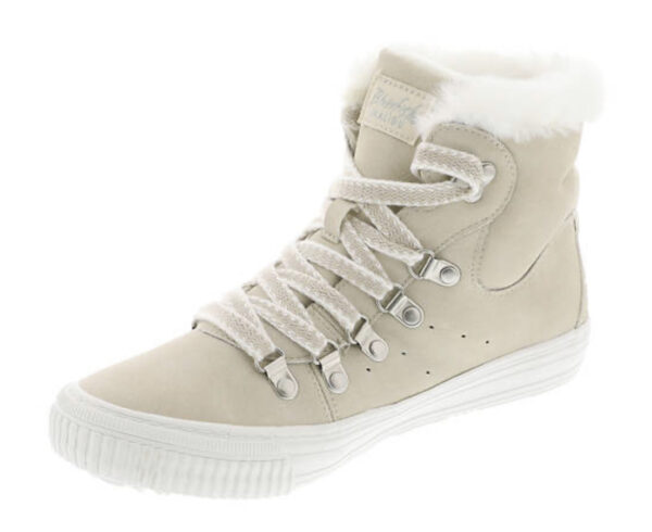 BLOWFISH WINTER WHITE FUR TRIM BOOTIE - Image 4