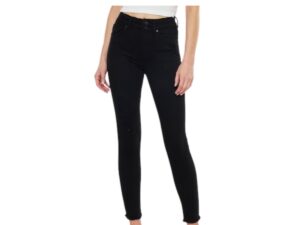 KAN CAN BLACK HIGH RISE ANKLE SKINNY