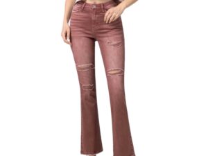 VERVET BY FLYING MONKEY 30" INSEAM HIGH RISE BOOTCUT