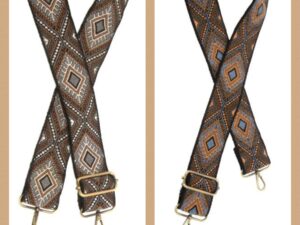 JOY SUSAN 2" KAZAK EMBROIDERED GUITAR STRAP