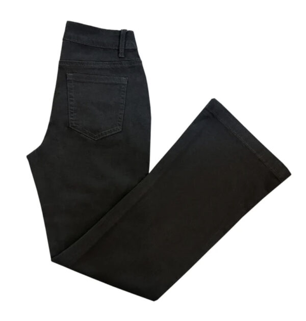 ETHYL BLACK WIDE LEG JEAN - Image 3