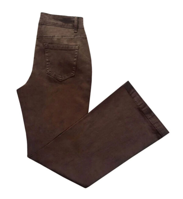 ETHYL CHOCOLATE WIDE LEG PANT - Image 3