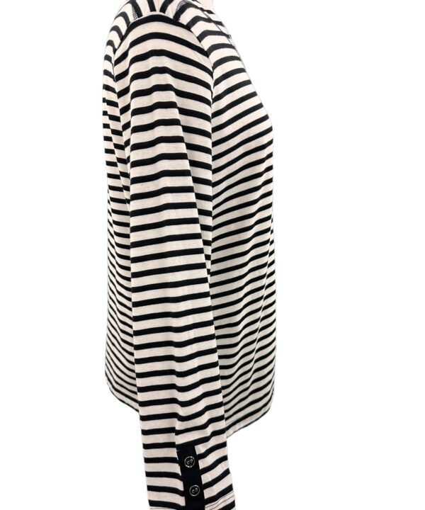 SOUTHERN LADY LONG SLEEVE STRIPED KNIT TOP - Image 3