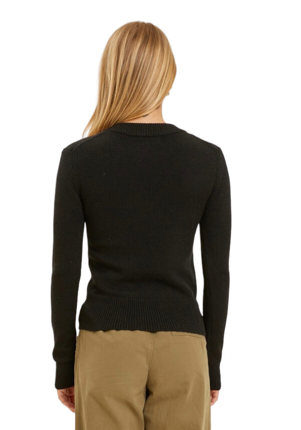 LONG SLEEVE CREW NECK SWEATER - Image 9