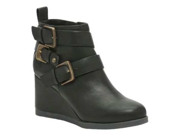 BLOWFISH BLACK WEDGE BOOTIE - Image 2